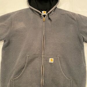 Carhartt Charcoal Full-Zip Hoodie